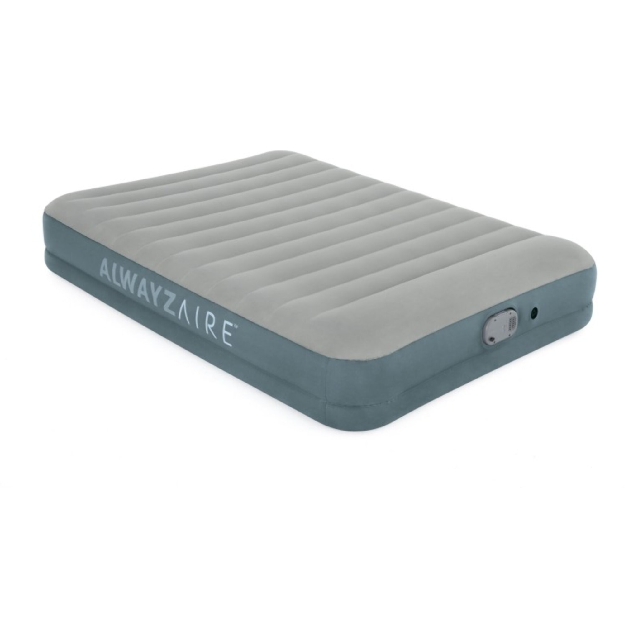 Bestway Matelas gonflable 2 personnes 203 x 152 x 36cm pompe AlwayzAire électrique gris