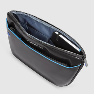 Piquadro Marsupio piatto espandibile in pelle con attacchi tracolla riposizionabili e tasca per AirPods®