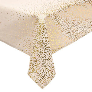 Nappe imprimée léopard 140x360cm beige
