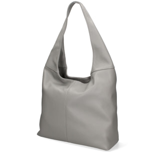 Borsa a sacca  da donna In Vera pelle Made in Italy 39x55x13 cm