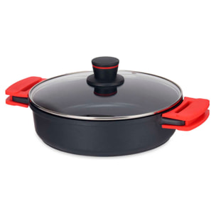 CASSERUOLA 28X7,5CM IN LEGHE MOLTEN A INDUZIONE COMPLETA