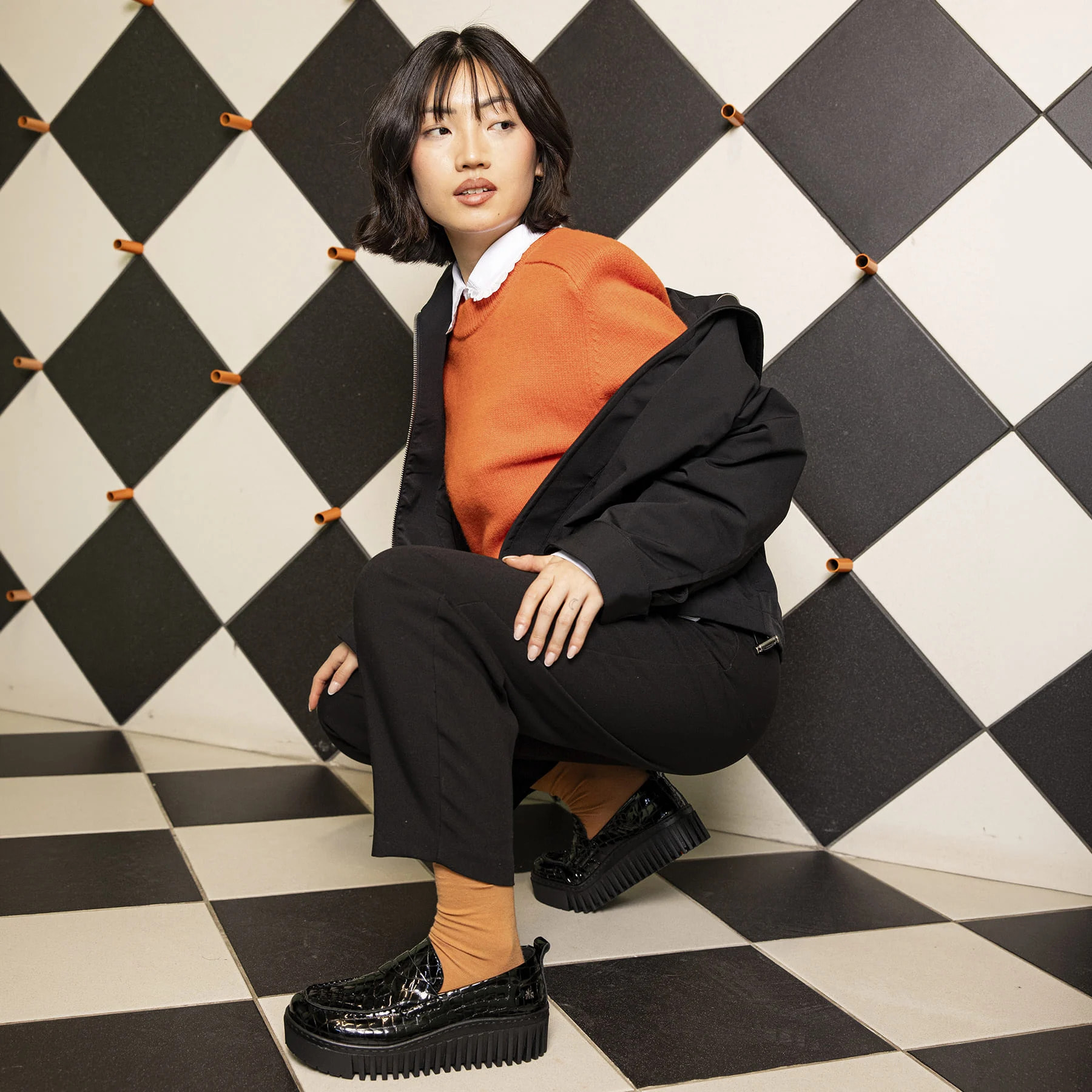 Zapatos 1530S HORASAN BURDEOS/BRIGHTON color Burdeos