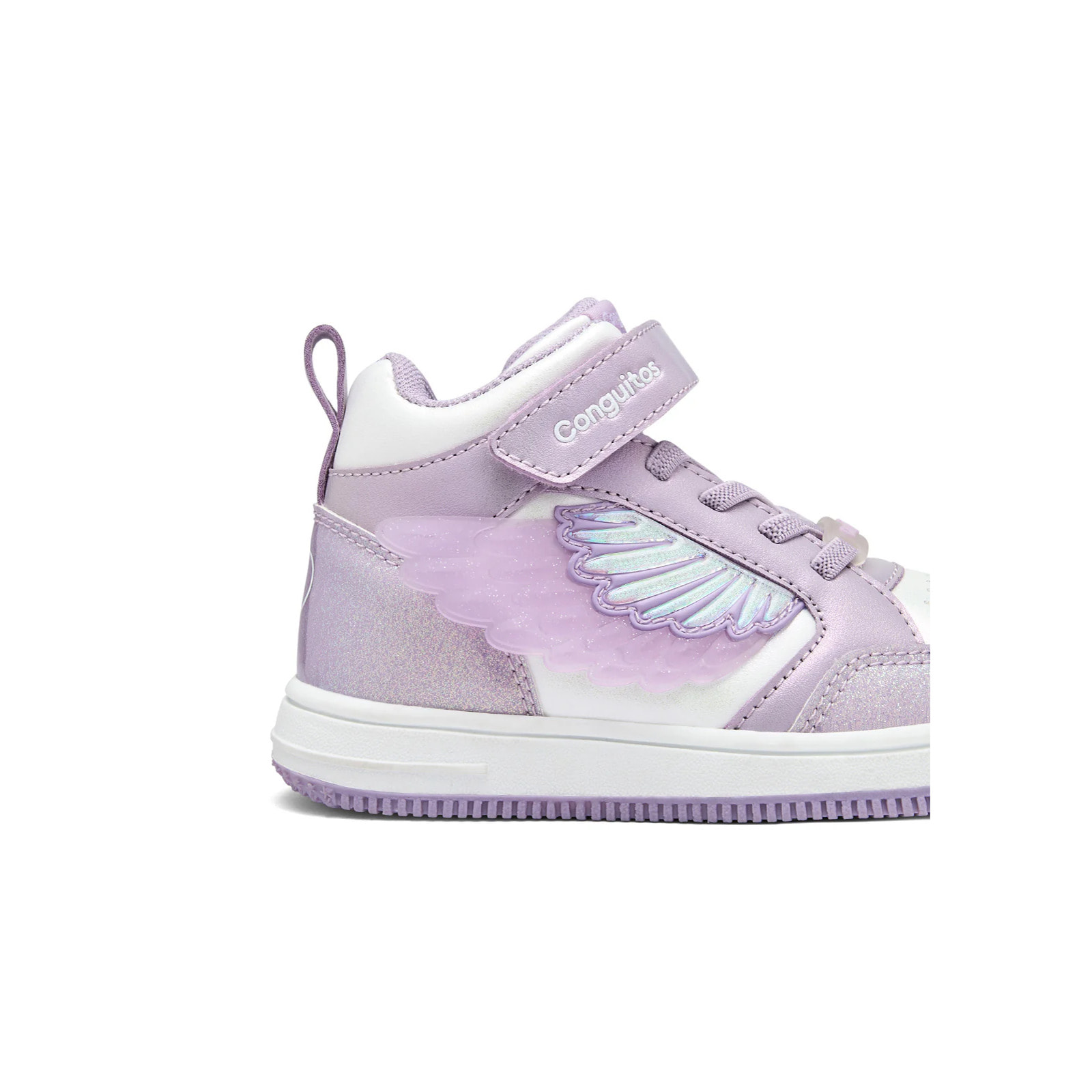 Zapatillas Altas De Luces De Niña Con Alas