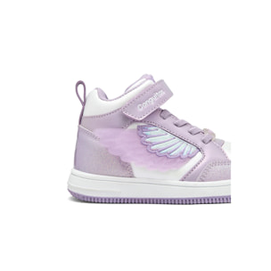 Zapatillas Altas De Luces De Niña Con Alas