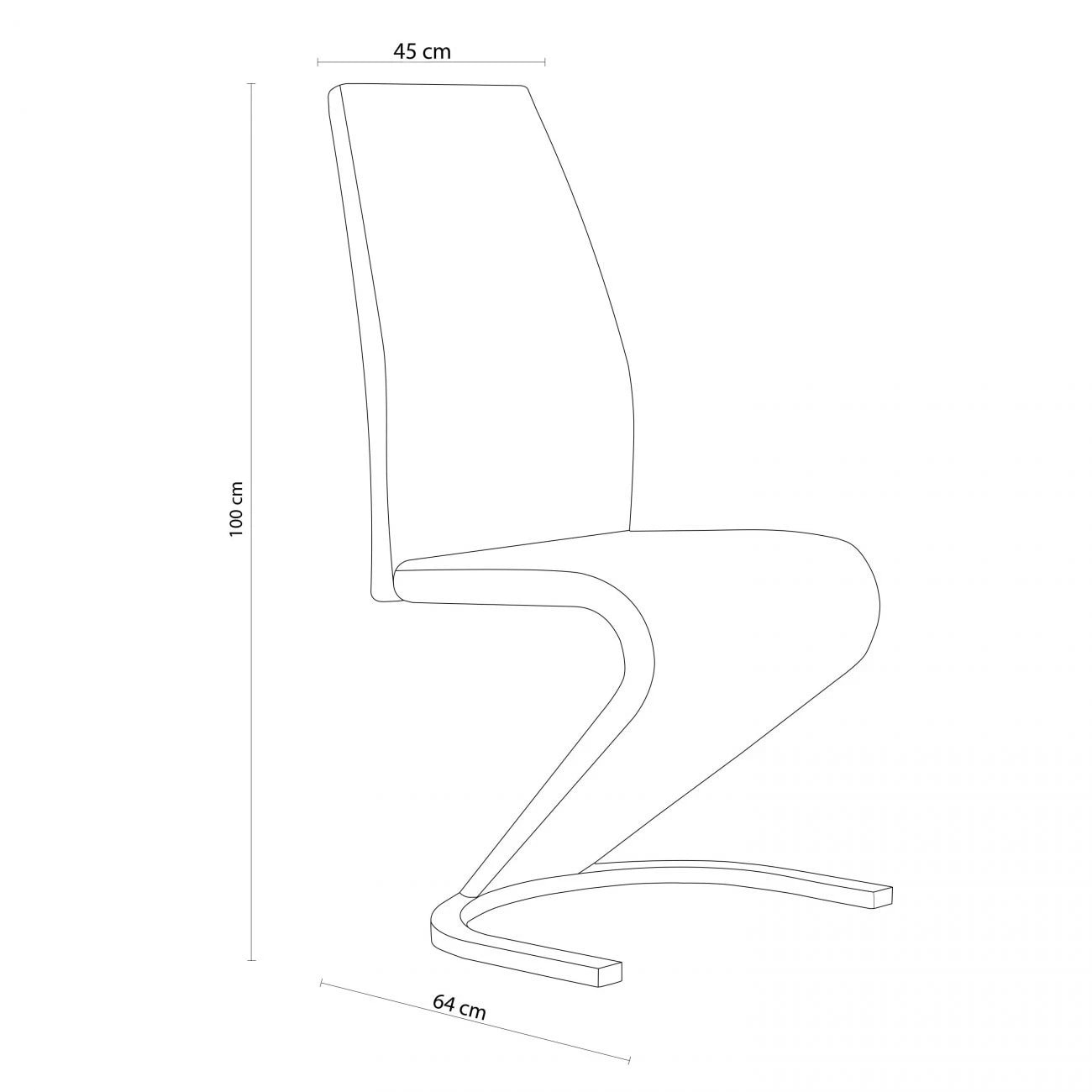 Pack 2 sillas de comedor Rin Marengo
