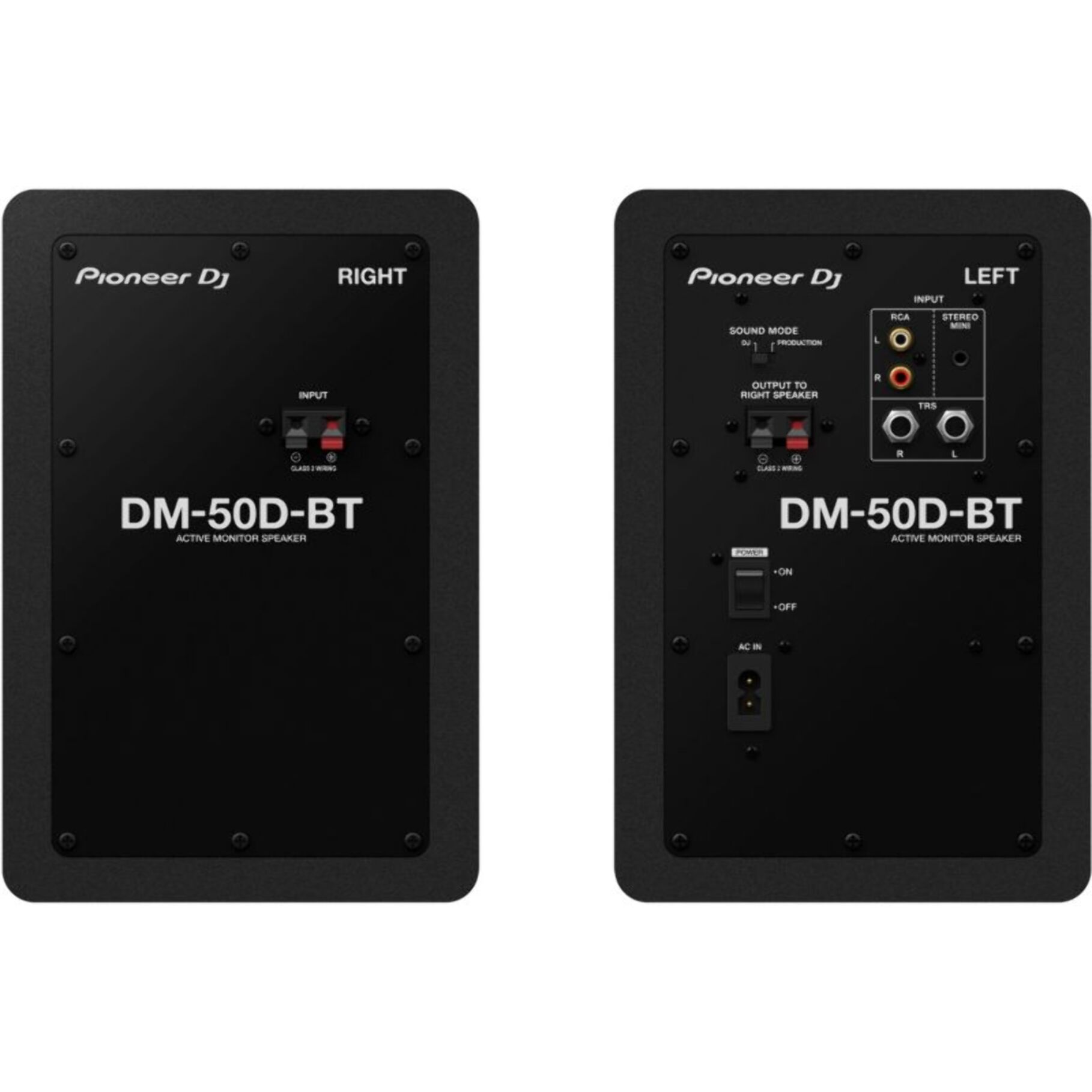 Enceinte bibliothèque PIONEER DJ DM-50D-BT x 2