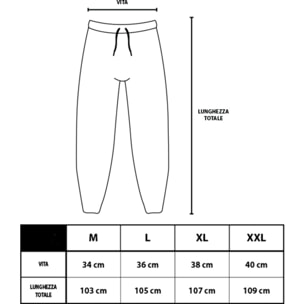 Pantalone Uomo LOTTO Cotone Felpato Art.450
