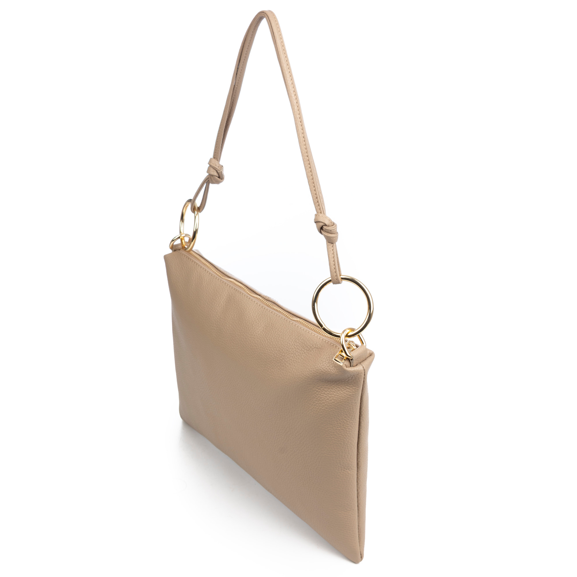 Bellusco Bolso de hombro Mujer. Piel auténtica Dollaro.