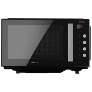 Microondas sin plato GrandHeat 2000 Flatbed Black. Capacidad 20 litros, Potencia