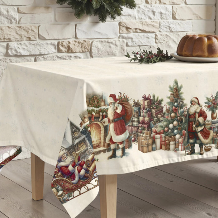 Nappe anti-taches Vintage christmas 1225