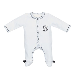 Pyjama bébé à manches longues en velours