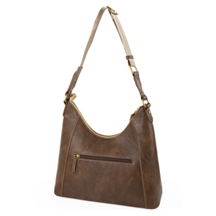 Bolso Hobo-Hombro Lois Laramie Marron