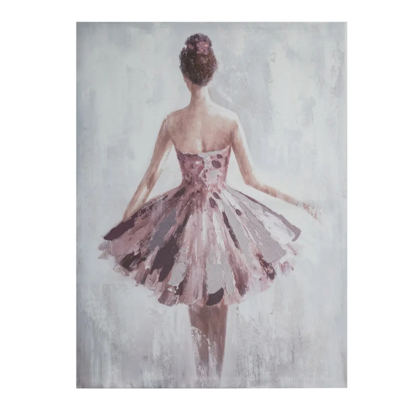 Toile peinte "Danseuse" 58x78 cm