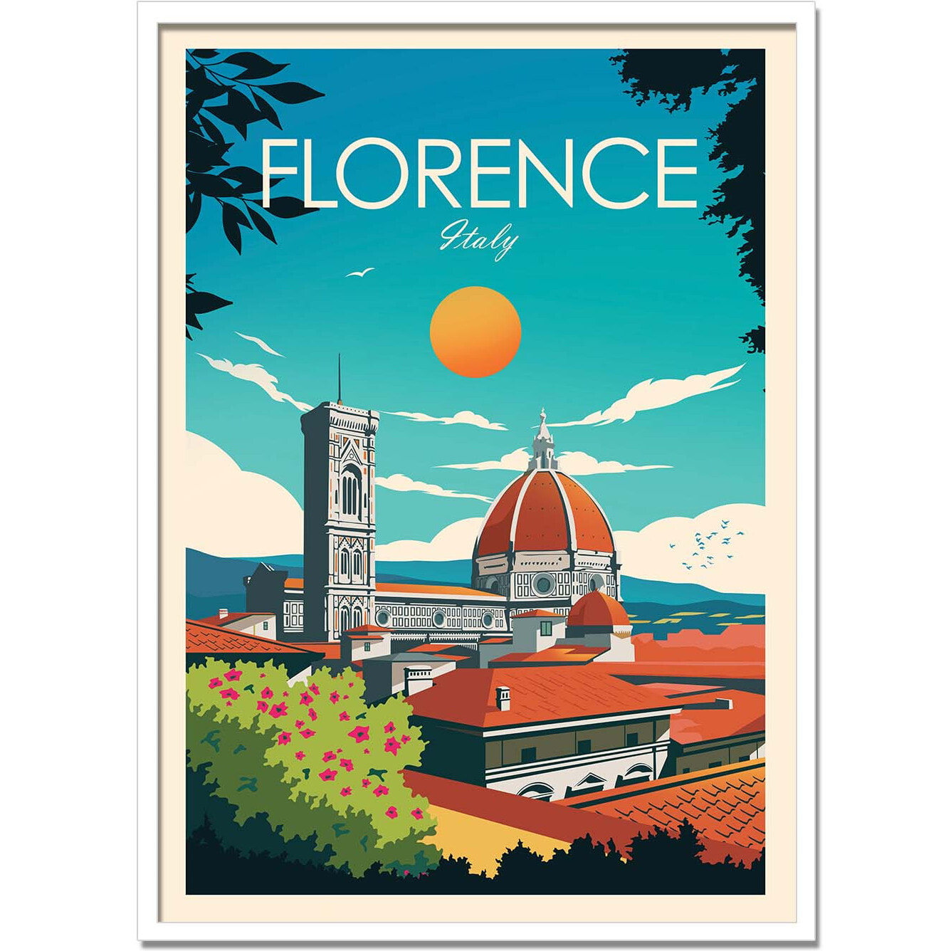 Affiche - Florence Italy - Studio Inception