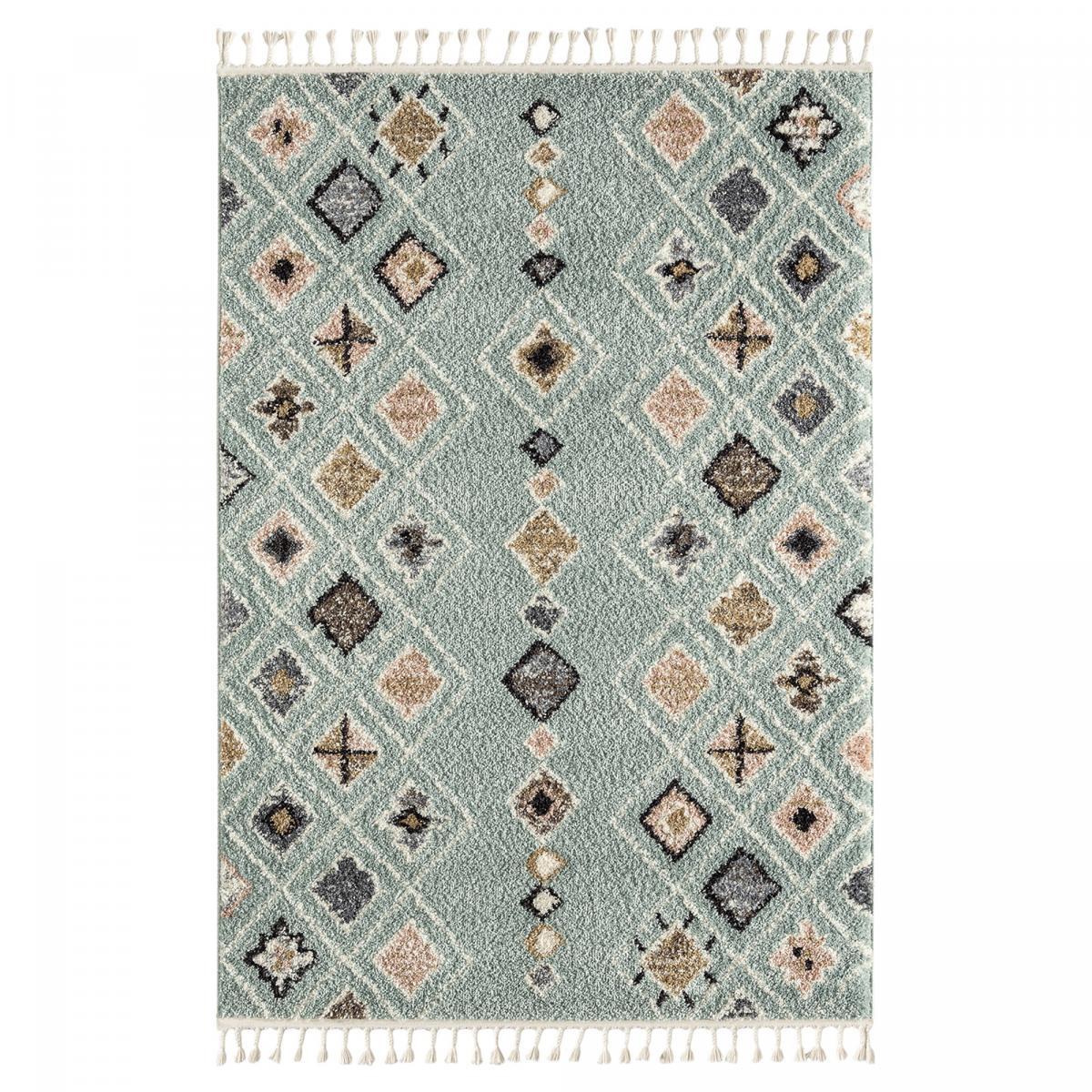 Tapis berbère tissé motif saharien RICE