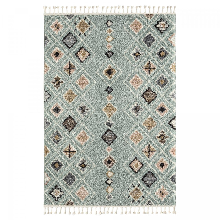 Tapis berbère tissé motif saharien RICE