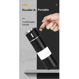 Bouteille isotherme en acier inoxydable 500ml Herzberg HG04210-BLK