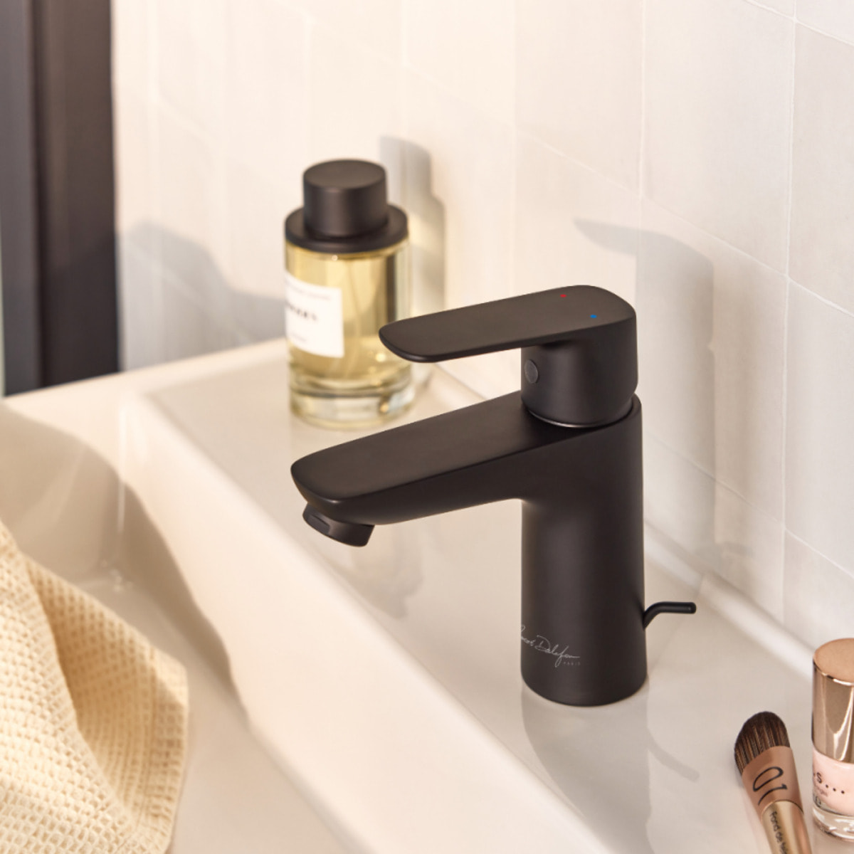 Mitigeur lavabo S July+ avec vidage Noir mat