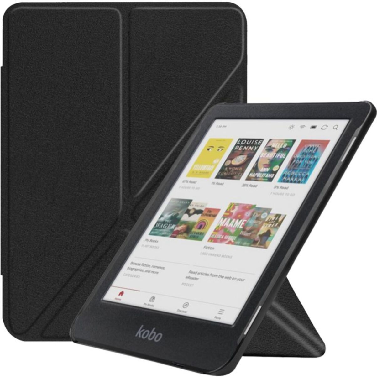 Etui IBROZ Origami Kobo Clara 2024 Noir