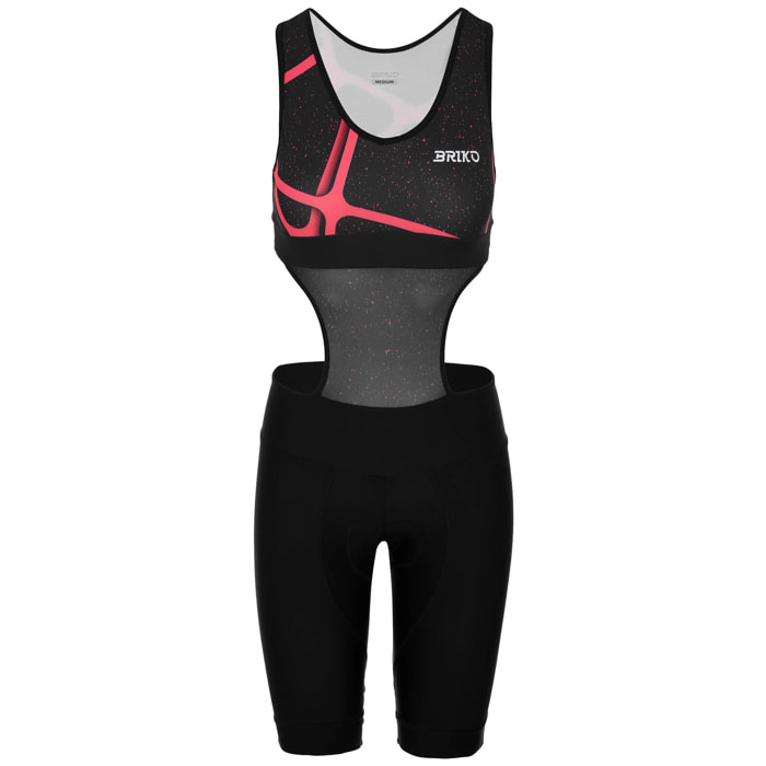 Tuta sportiva Briko Donna Nero Reverie Lady Bibshort
