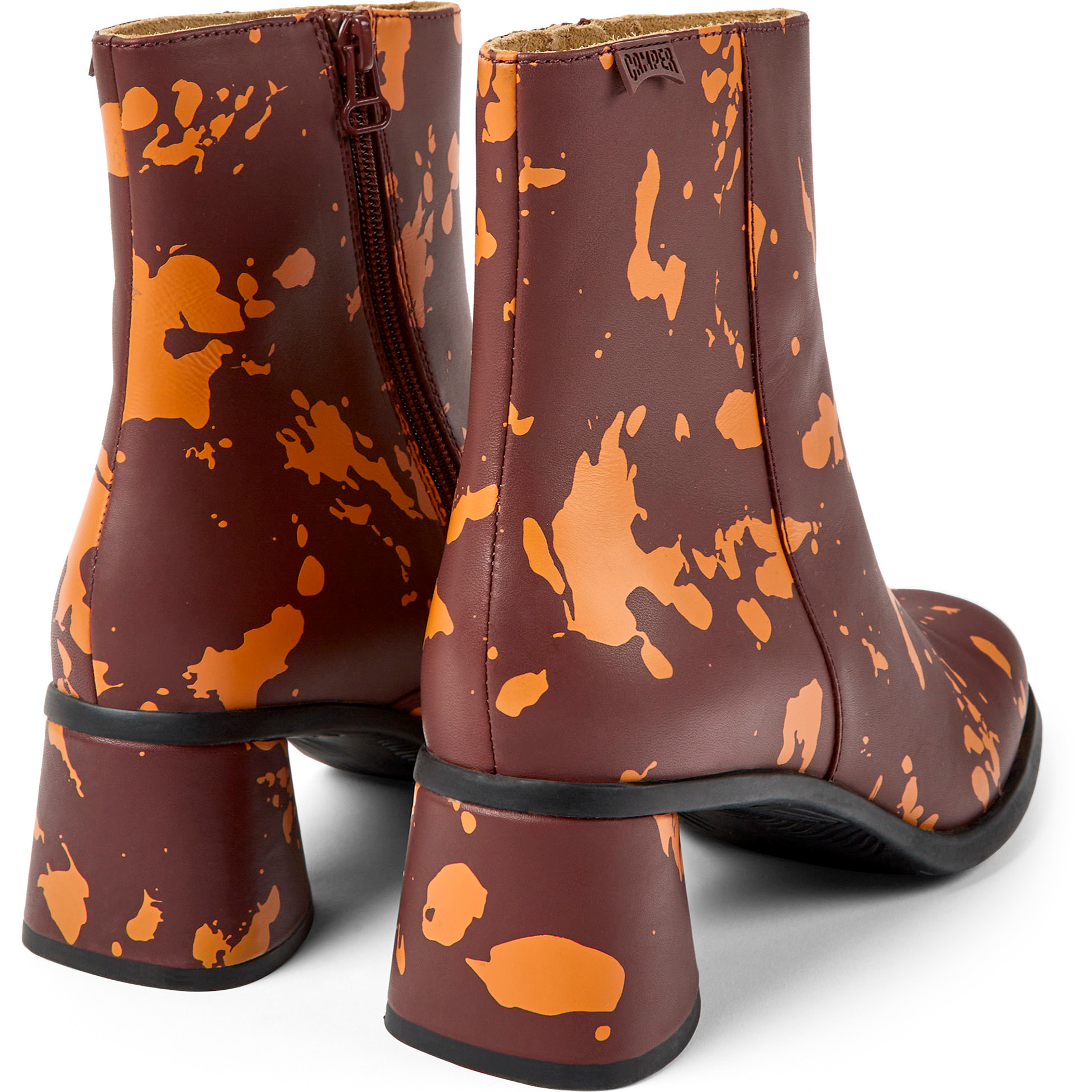 Botines - CAMPER Kiara - Multicolor - Cuero liso