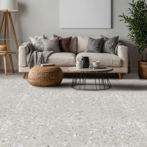 Revêtement sticker sol - TERRAZZO - Rouleau adhésif Protection Anti-dérapant