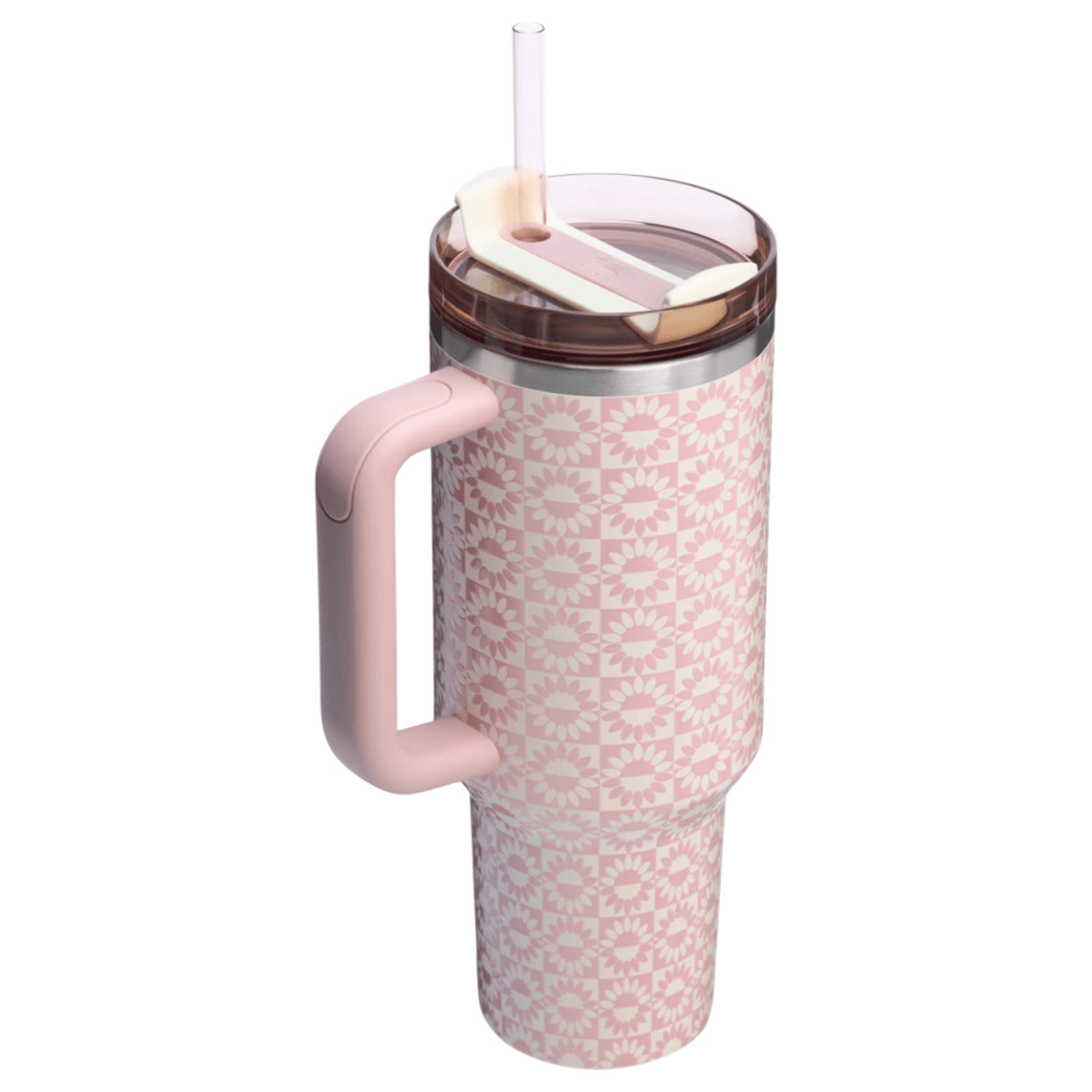 Botella de agua Isotermica - 1,18L - QUENCHER® H2.O FLOWSTATE™ TUMBLER - Peach Whip Sunflower