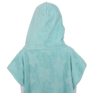 Set Cape et Gant de bain Enfant Orta 92x50 cm Bleu