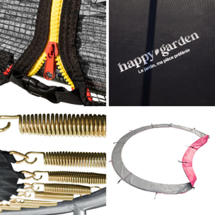 Trampoline réversible avec accessoires -