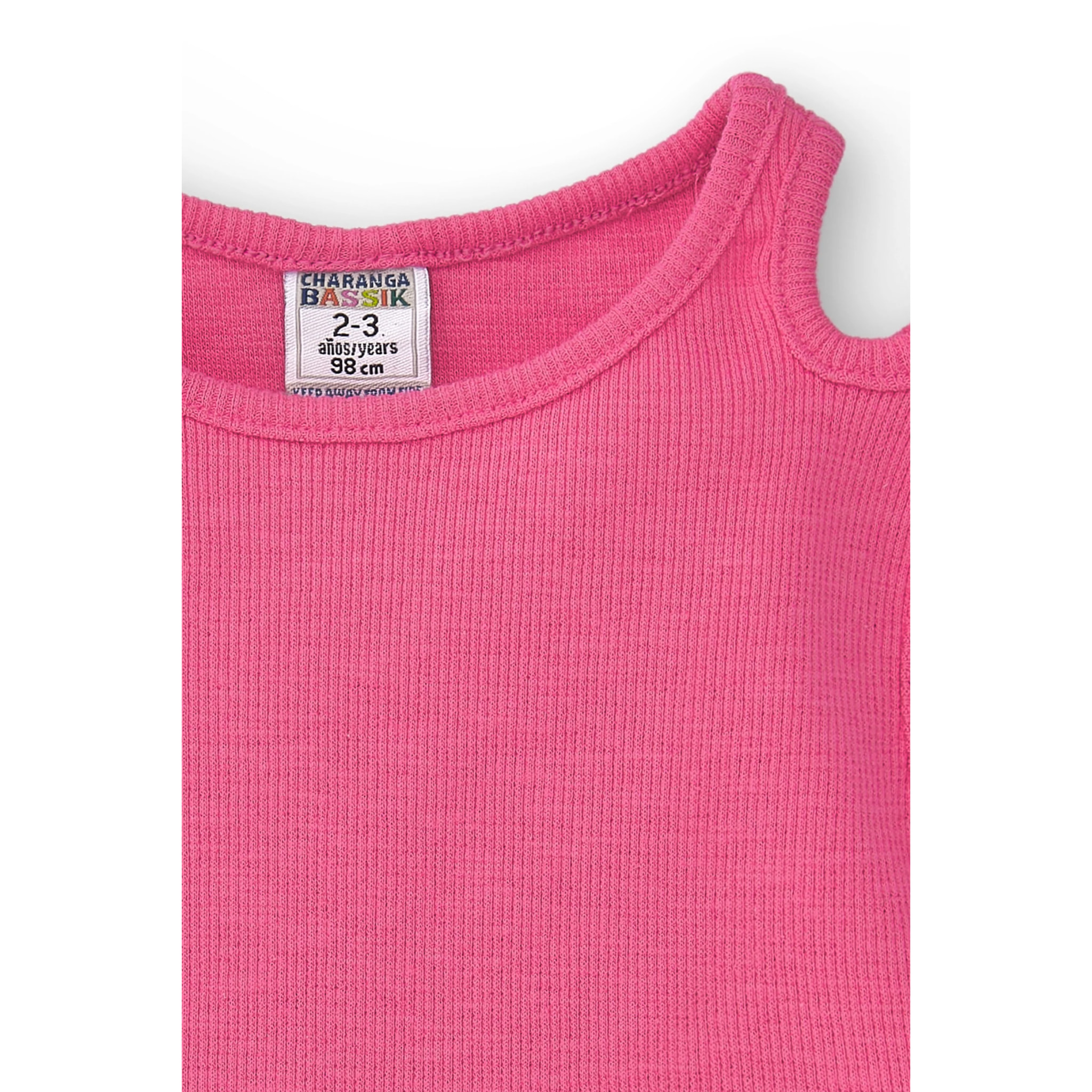 T-shirt Fucsia Per Bambina