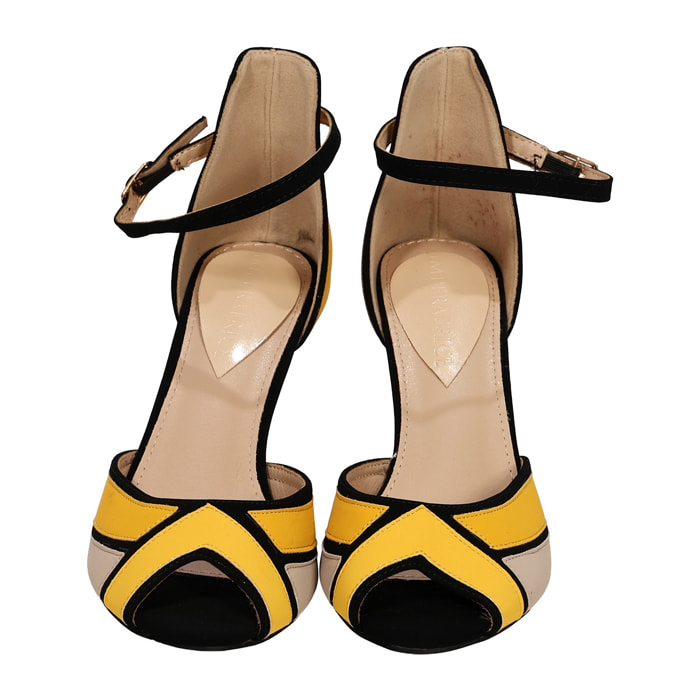 Decolletè con cinturino alla caviglia - tacco 8,5 cm