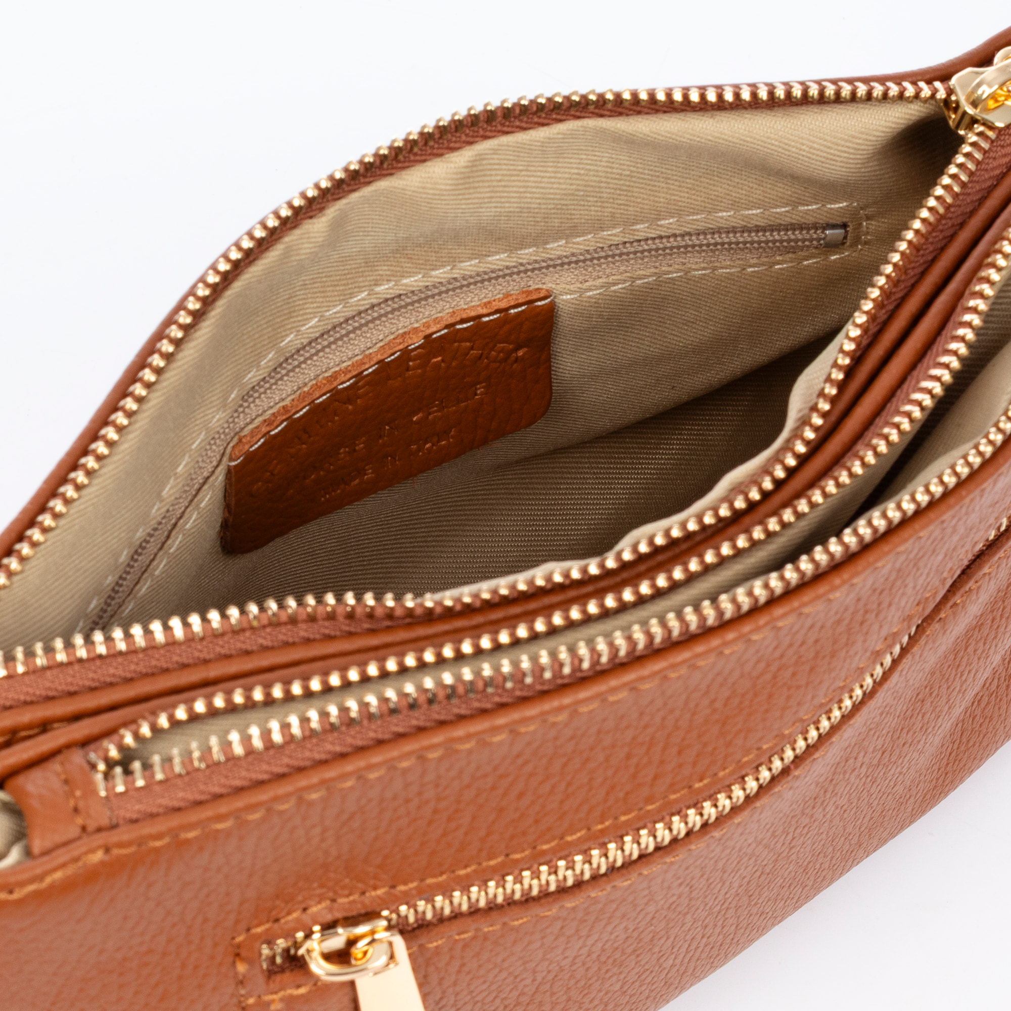 Barbania borsa a spalla donna. Pelle autentica Dollaro.