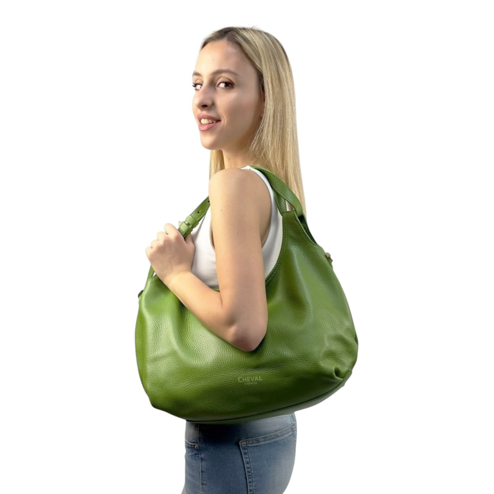 Borsa a spalla Cheval Firenze Malaga A/S Verde Prato