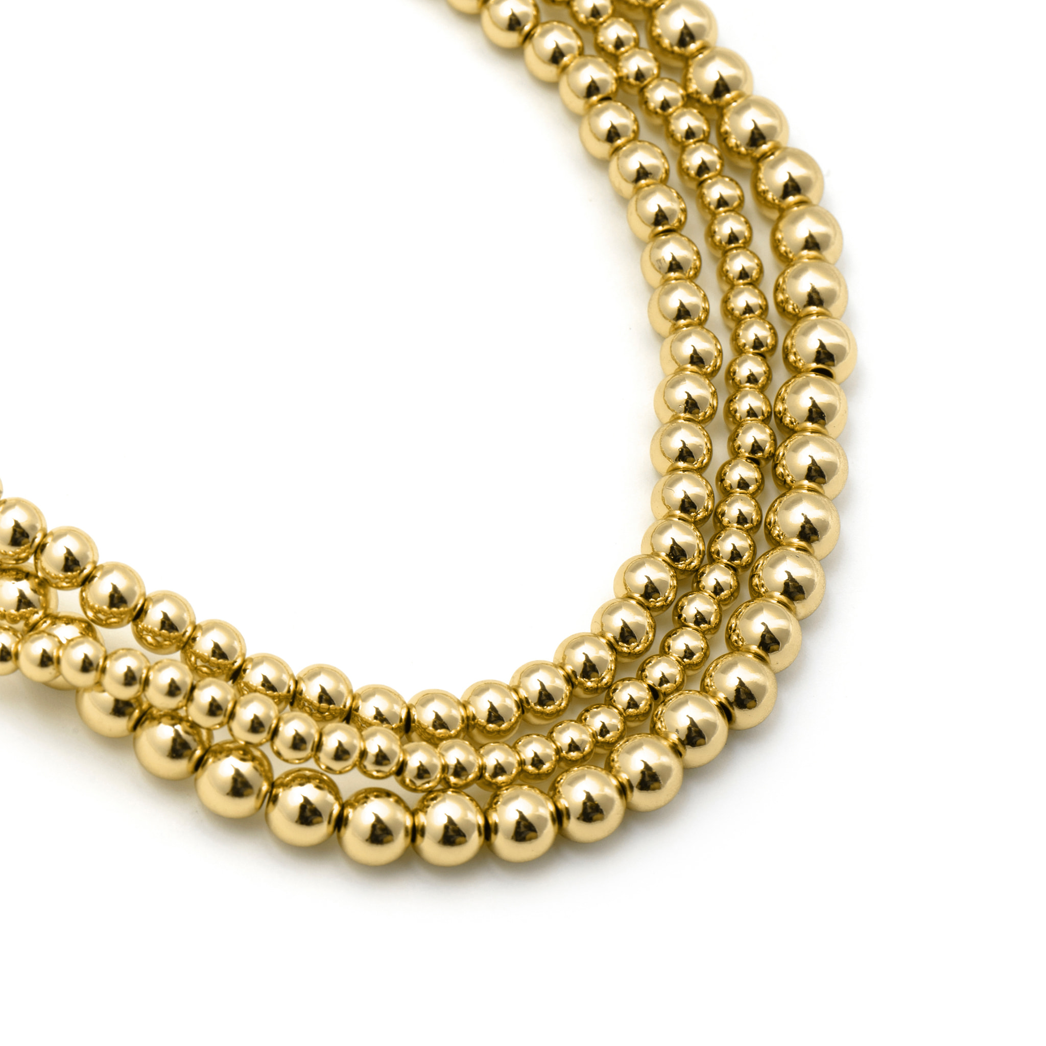Collar Bielzu acabado oro amarillo 18k