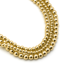 Collar Bielzu acabado oro amarillo 18k