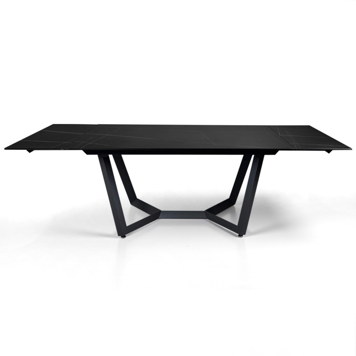 Tomasucci Table extensible LEO EVO MARBRE NOIR / GRIS