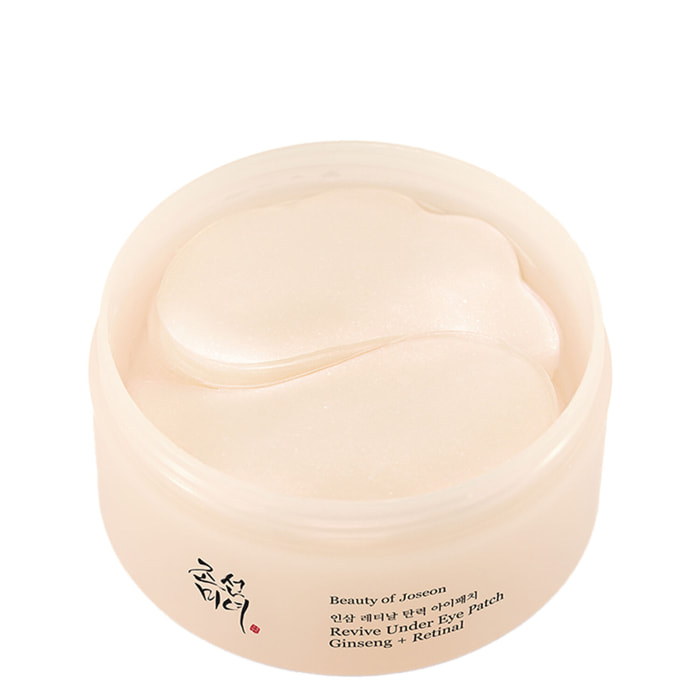 Revive Under Eye Patch Ginseng + Retinal - Patch Hydrogel pour les Yeux Rajeunissant 30 Paires