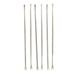 Lot de 6 fourchettes à crustacé en acier inoxydable 18,5 cm Fackelmann