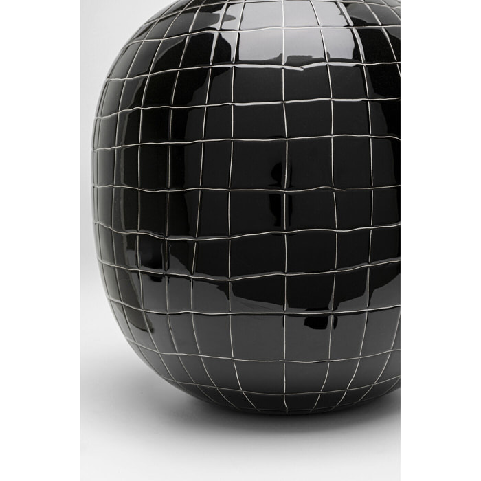 Vase Mesh noir 26cm Kare Design