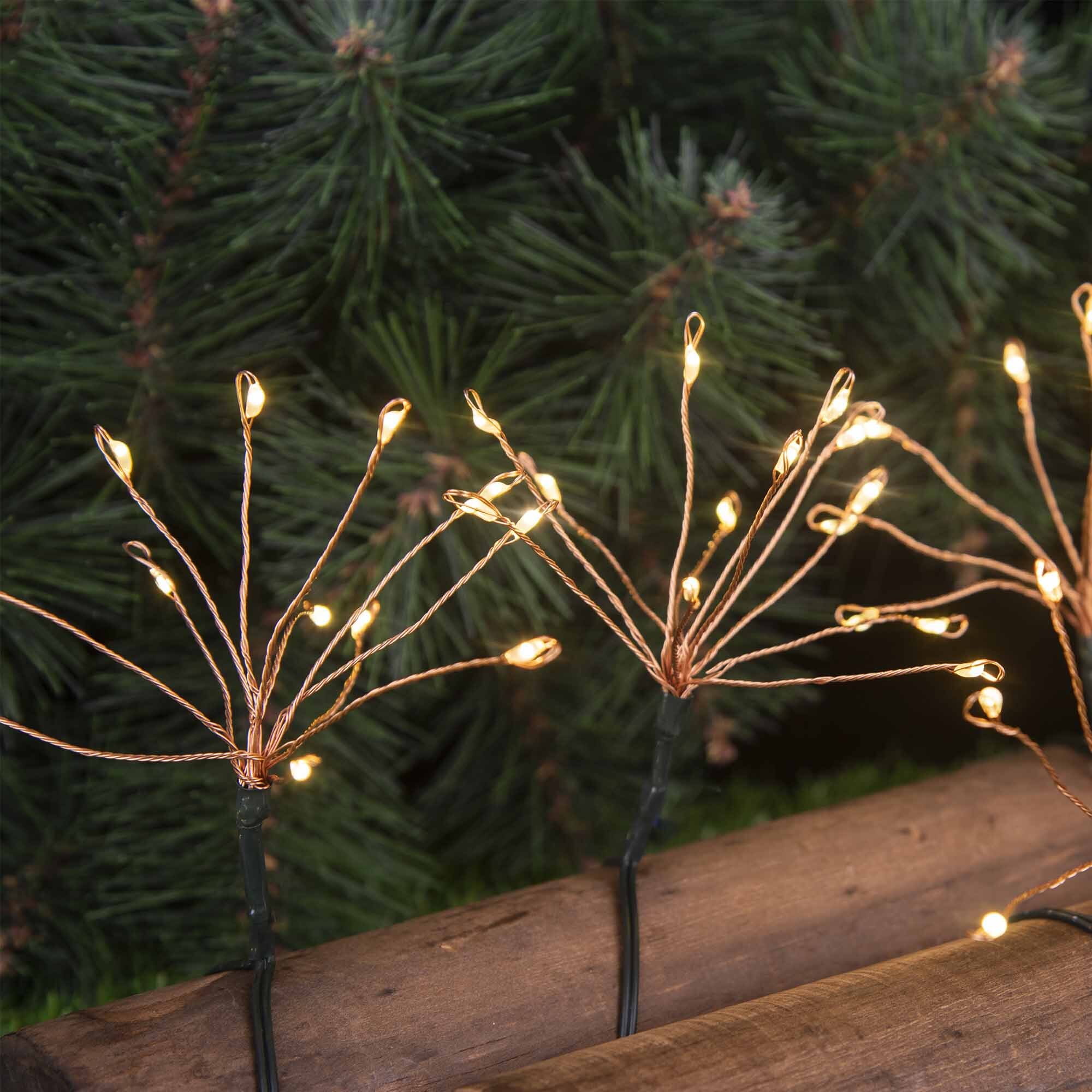 Guirlande solaire FIREWORKS 144 LED 4.2M