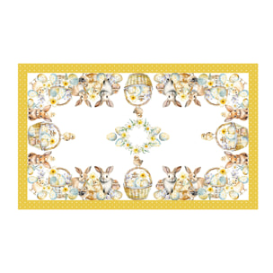 Tovaglia Cucina 100% Cotone Digitale Disegno Pulcino