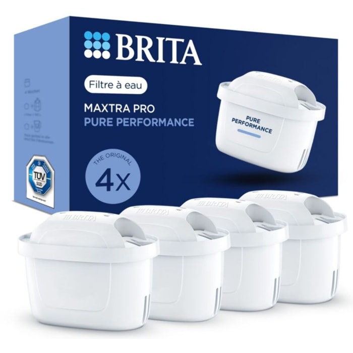 Cartouche filtrante BRITA MAXTRA PRO Pure Performance - Pack de 4