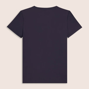 T-shirt tecnica con spacchi laterali e fit regolare