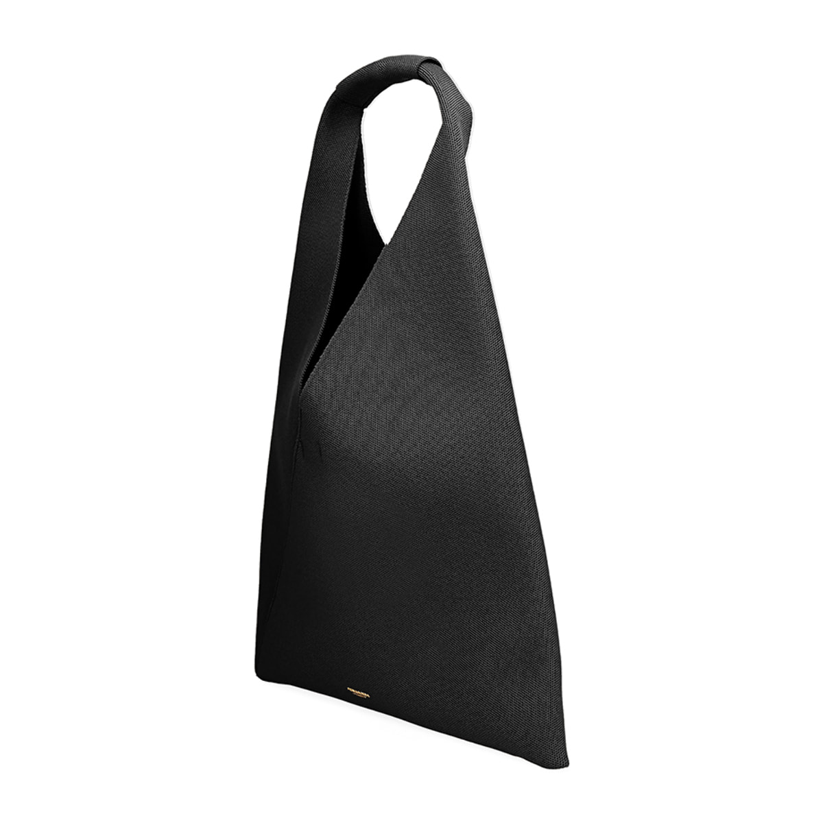 Borsa a spalla donna nera in tessuto