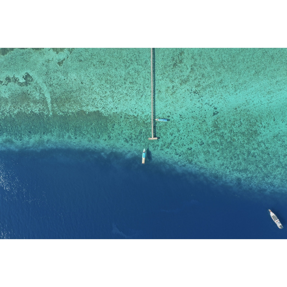 Tableau blue lagoon Tableau plexiglas