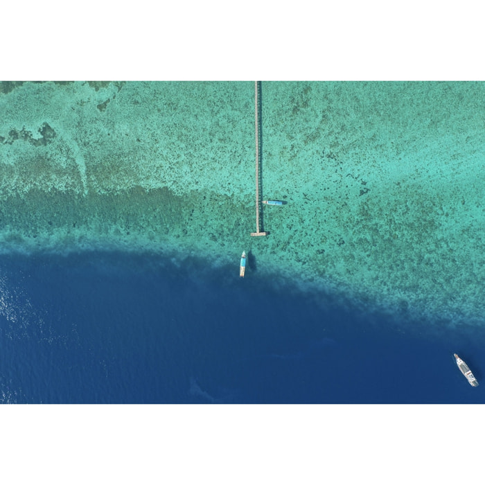 Tableau blue lagoon Tableau plexiglas