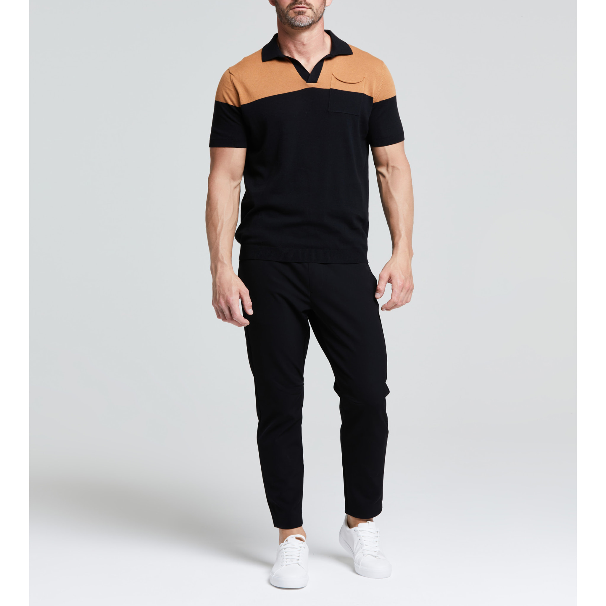 MAGLIA MIRKO SCOLLO A V MANICA CORTA