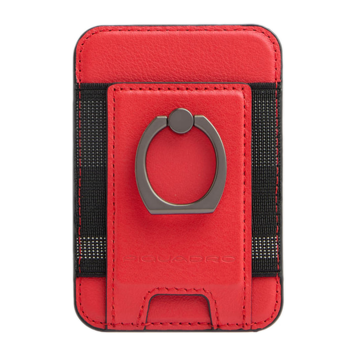 Piquadro Portacarte di credito MagSafe® con anello