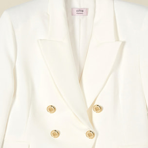 Oltre - Blazer cruzado - Blanco