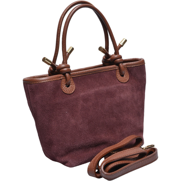 Tote Anna Luchini Bordeaux